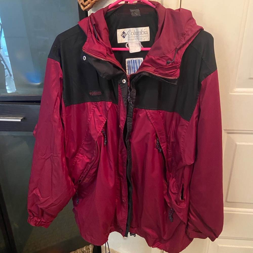 Columbia Red and Black Jacket